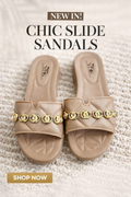 Chic Beige Slide Sandals